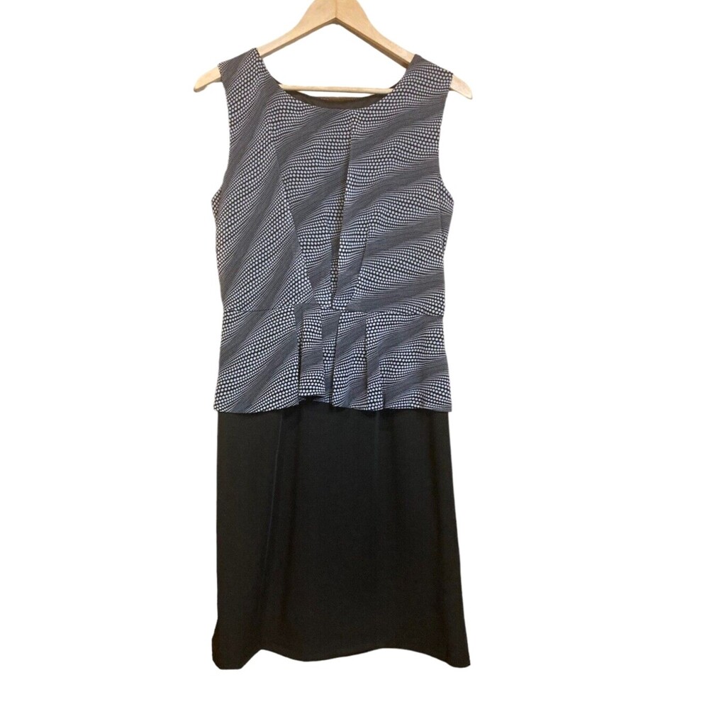 Voir Voir dress classic sleeveless corpcore 10 polka dots black skirt pullover